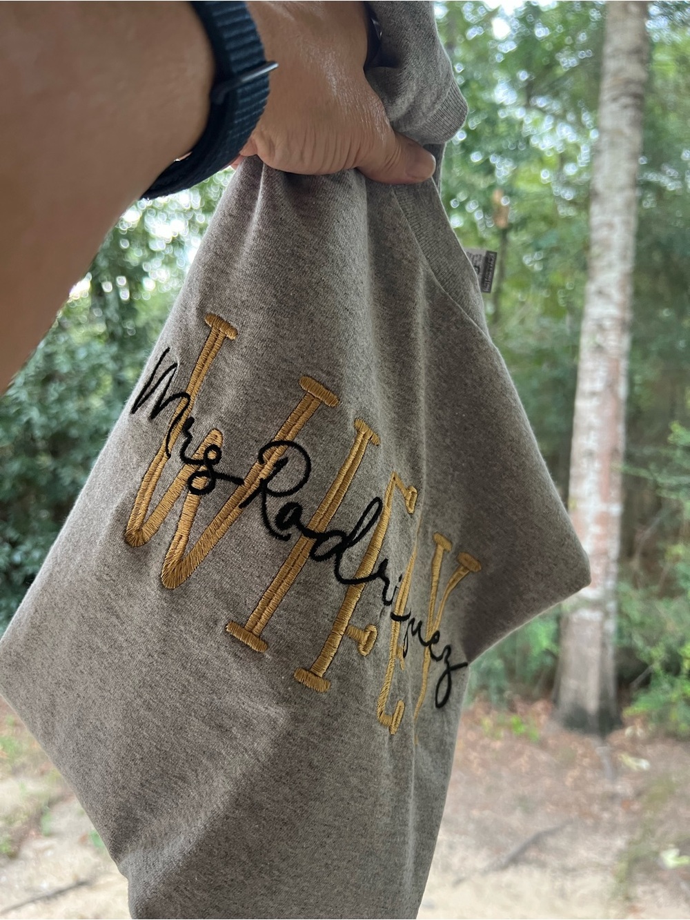 🆕 WIFEY T-SHIRT Embroidery